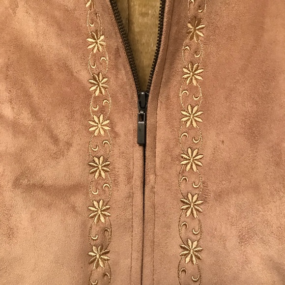 NWOT Flashback Couture Faux Suede Jacket-S - Picture 2 of 6